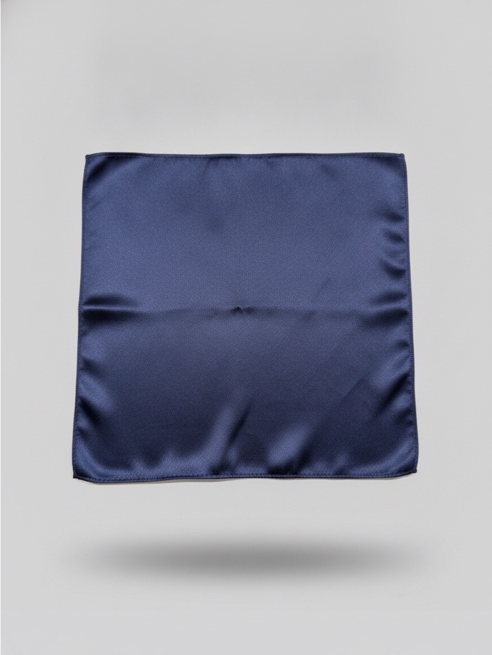 Kenneth Cole Reaction Pocket Square – Solid Navy Blue – 10”